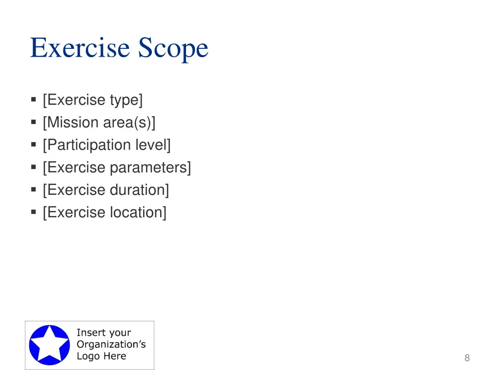 exercise scope