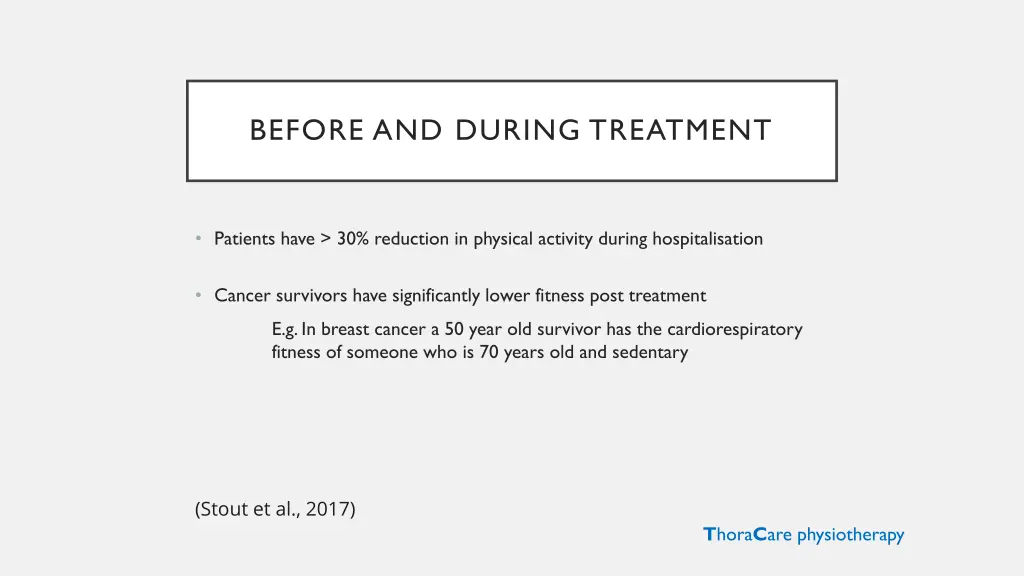 before and during treatment