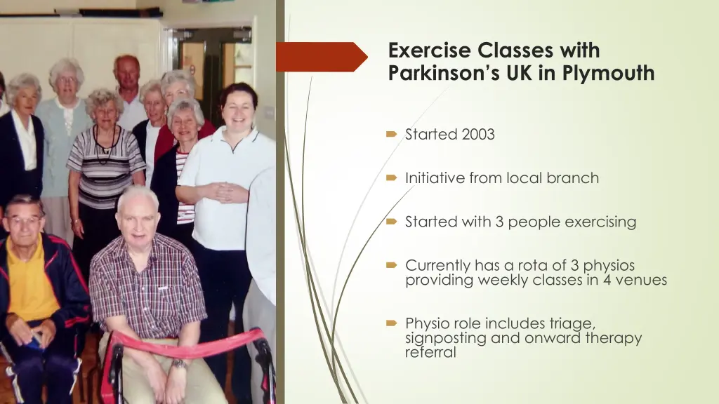 exercise classes with parkinson s uk in plymouth