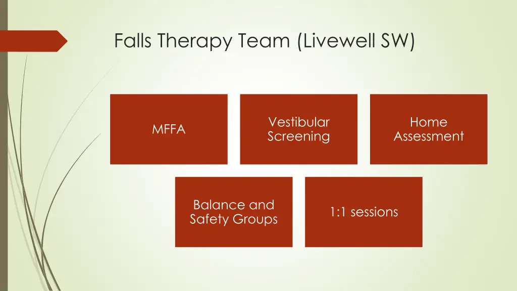 falls therapy team livewell sw