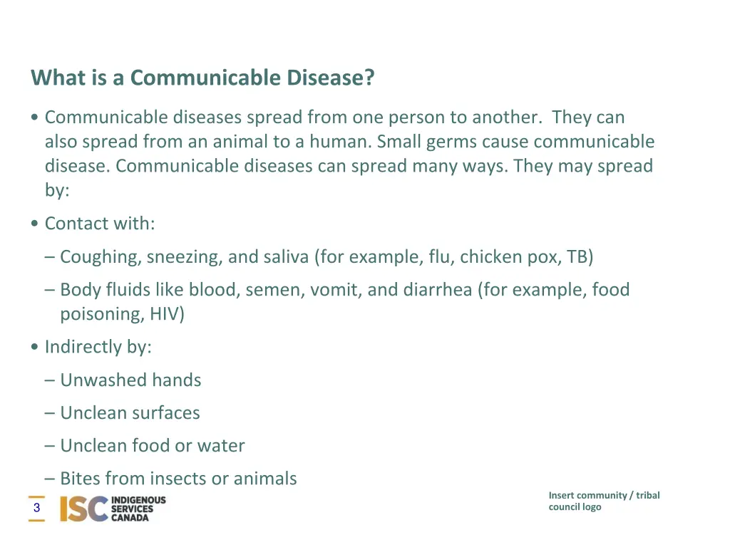 what is a communicable disease