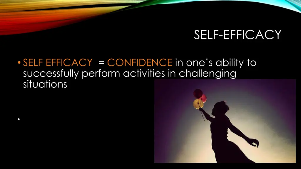 self efficacy