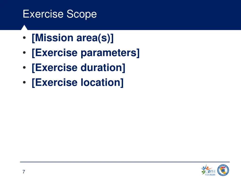 exercise scope