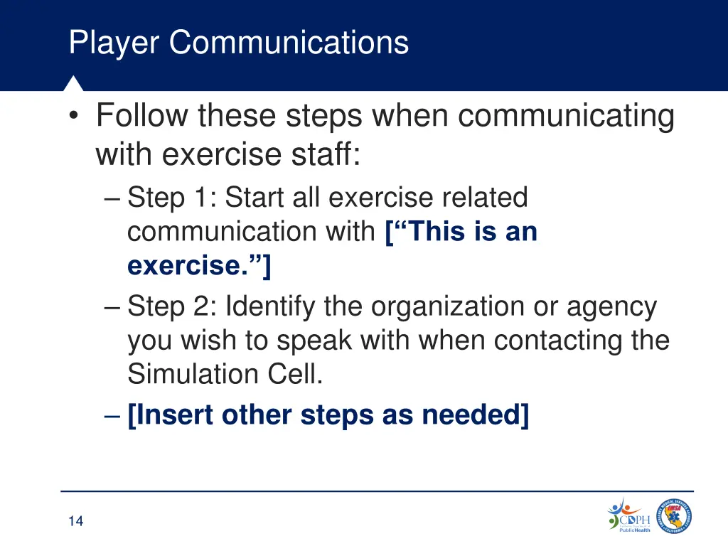 player communications