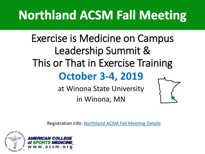 northland acsm fall meeting