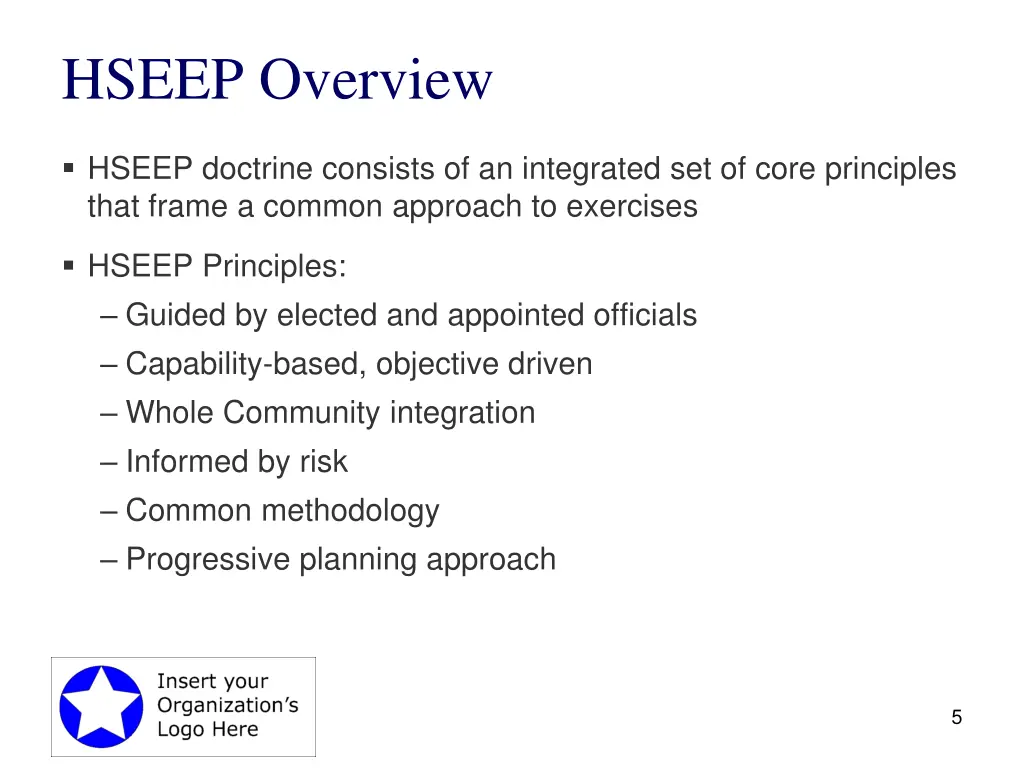 hseep overview