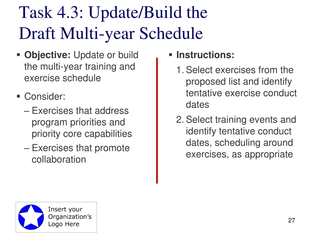 task 4 3 update build the draft multi year