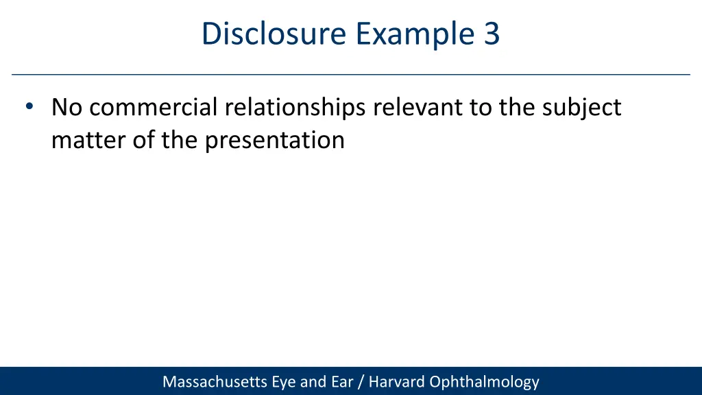 disclosure example 3