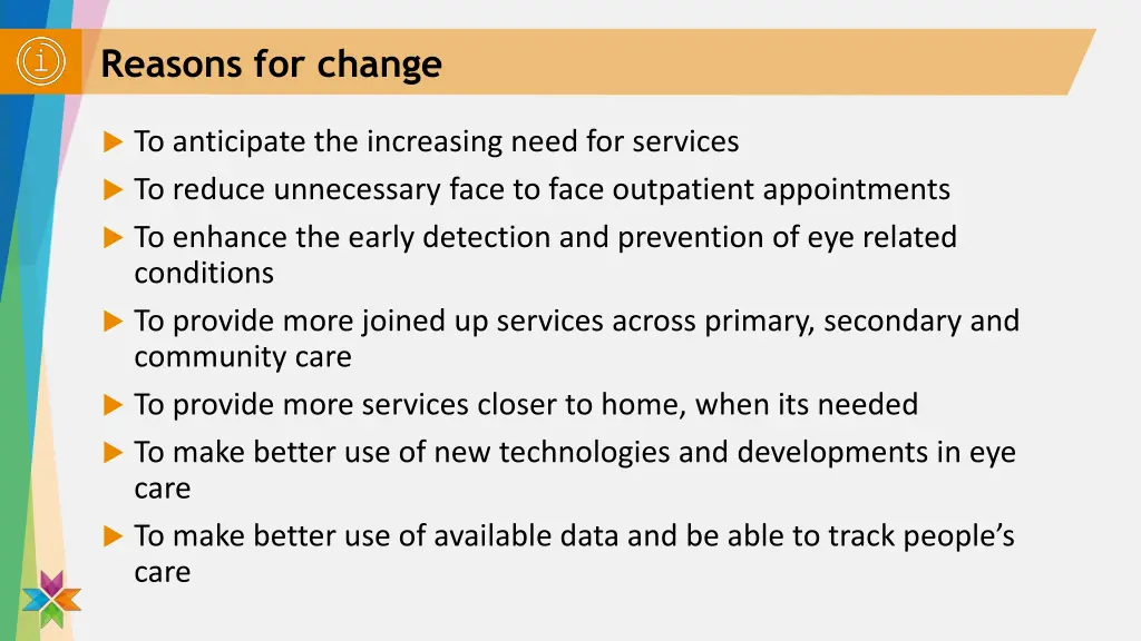 reasons for change