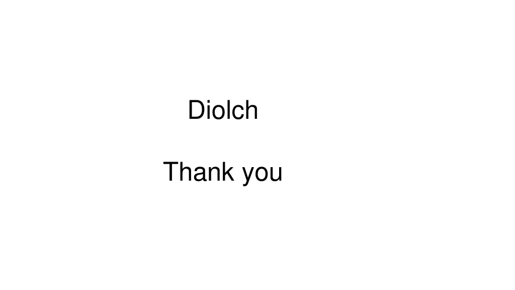 diolch