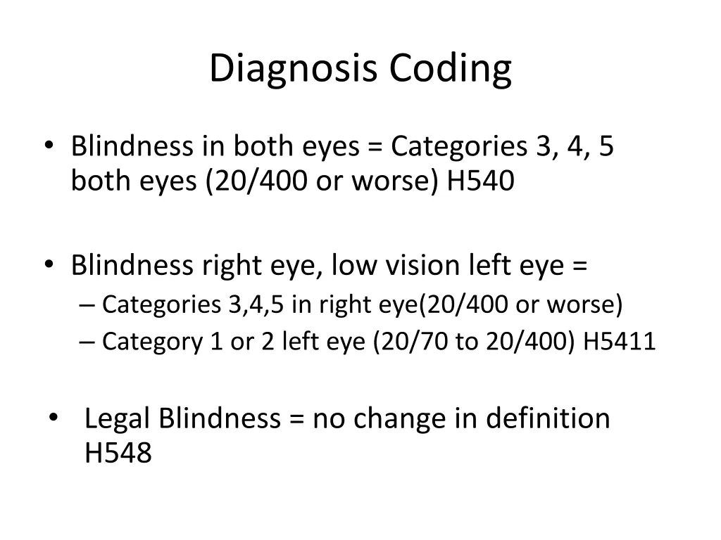 diagnosis coding