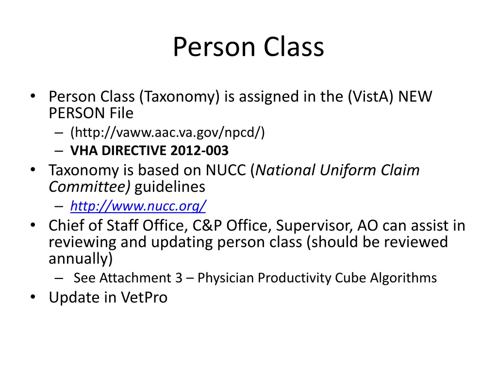 person class