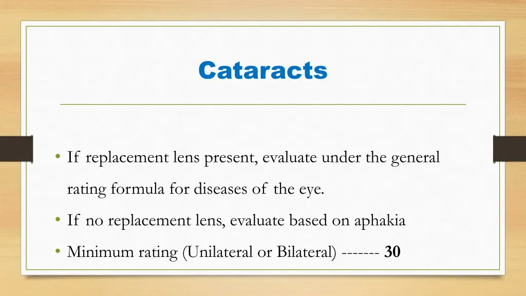 cataracts