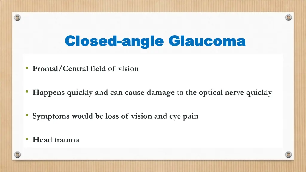 closed closed angle glaucoma angle glaucoma