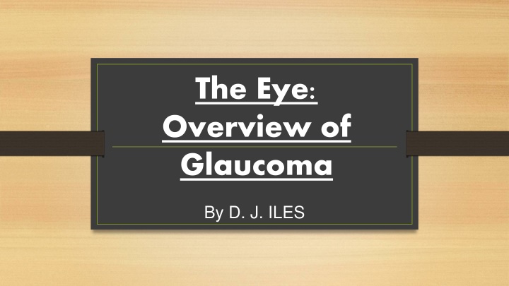 the eye overview of glaucoma