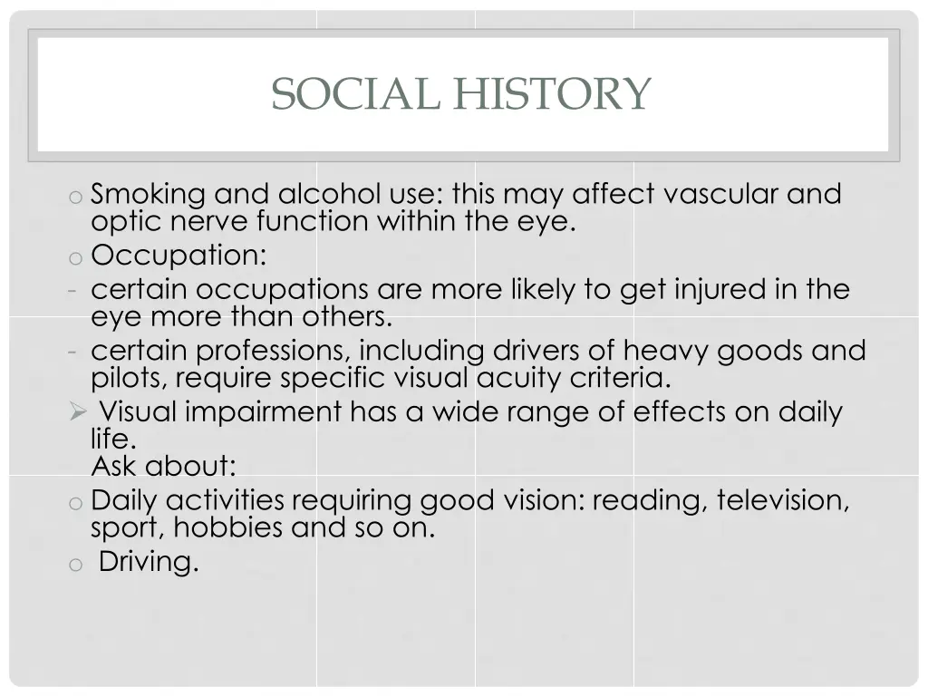 social history