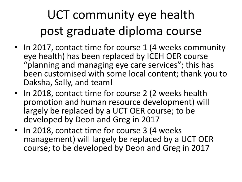 uct community eye health post graduate diploma 1