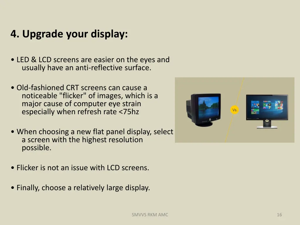 4 upgrade your display