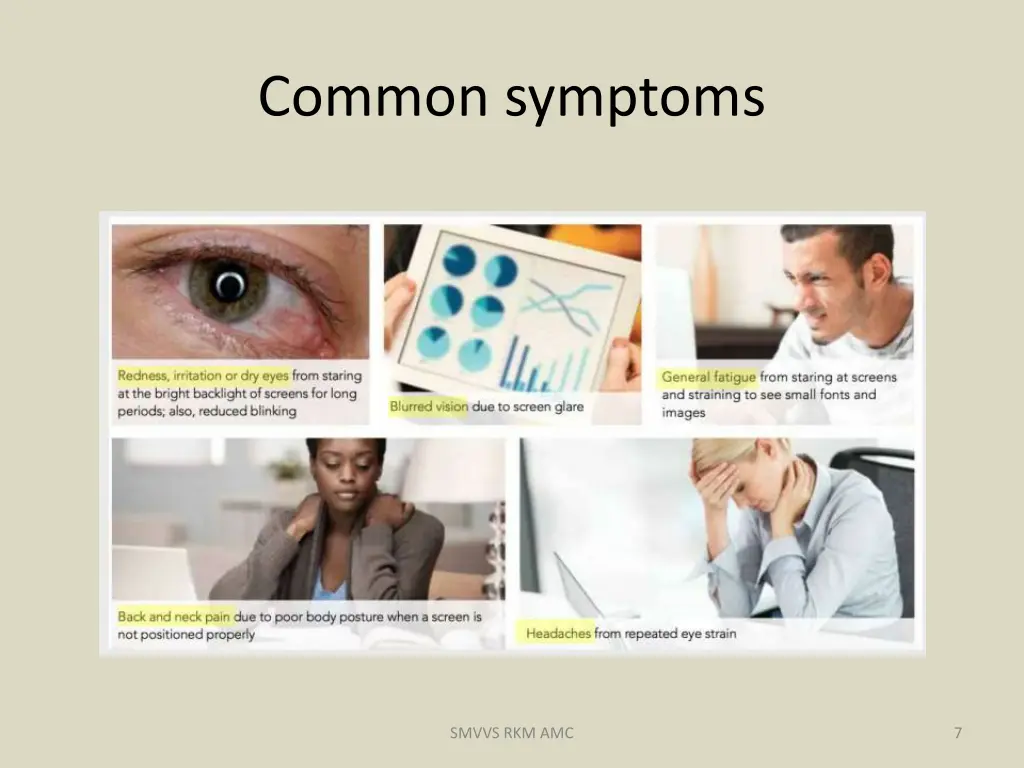 common symptoms