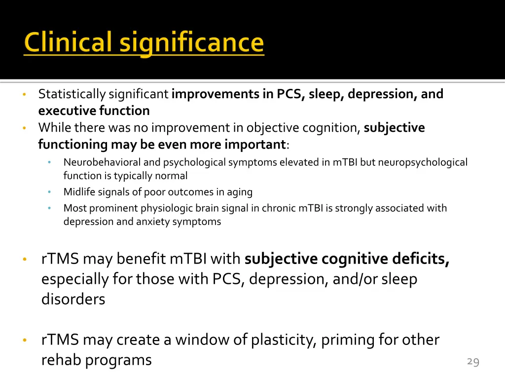 statistically significant improvements