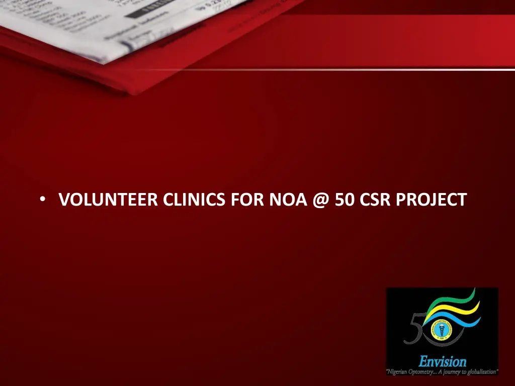 volunteer clinics for noa @ 50 csr project 1