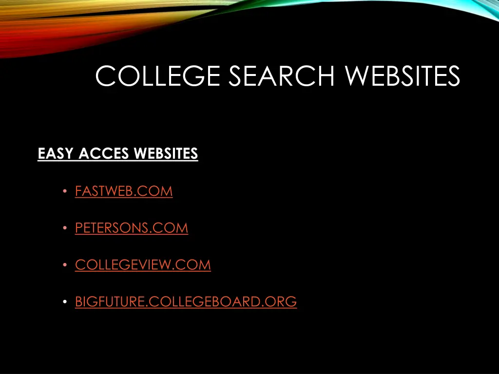 college search websites