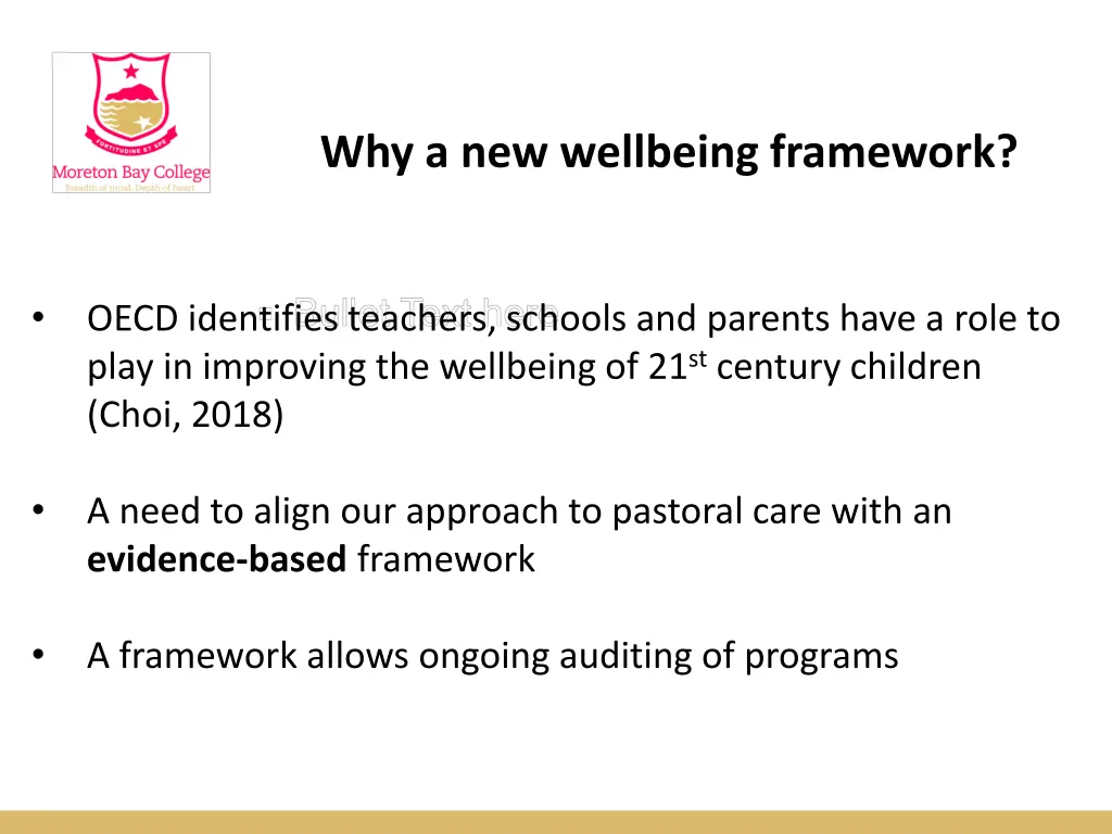 why a new wellbeing framework 4