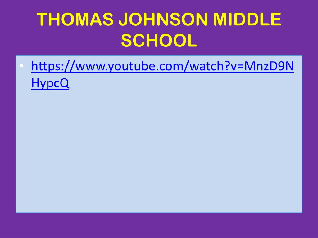 thomas johnson middle school 2