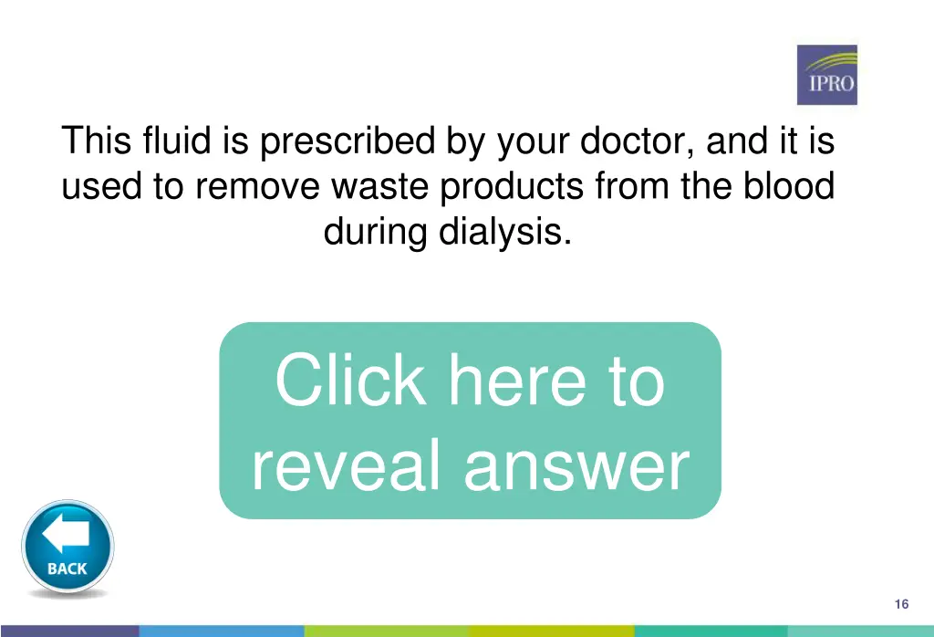 this fluid is prescribed by your doctor