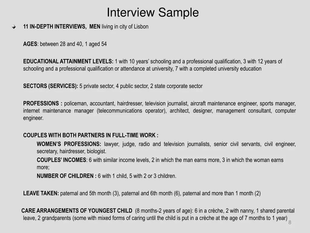 interview sample