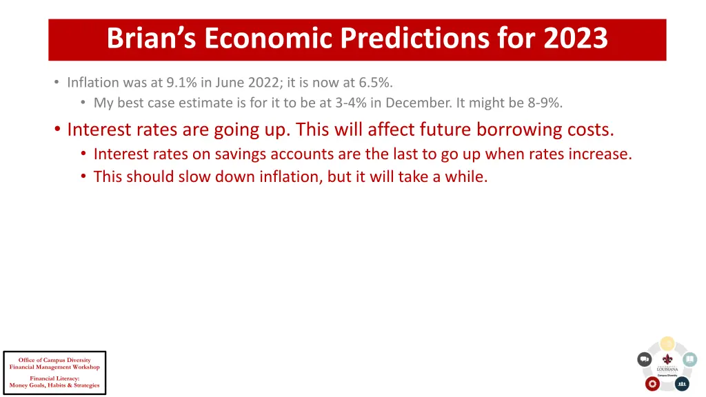 brian s economic predictions for 2023 1