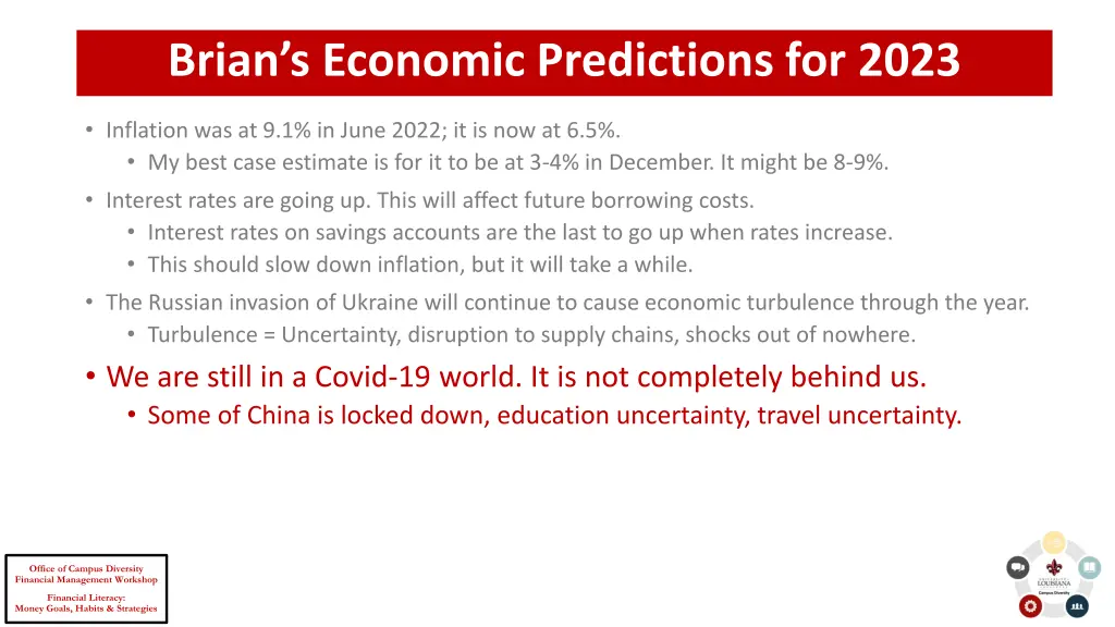 brian s economic predictions for 2023 3