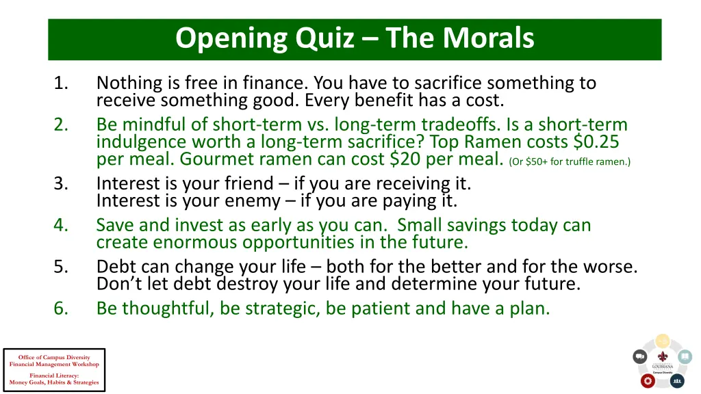 opening quiz the morals 1