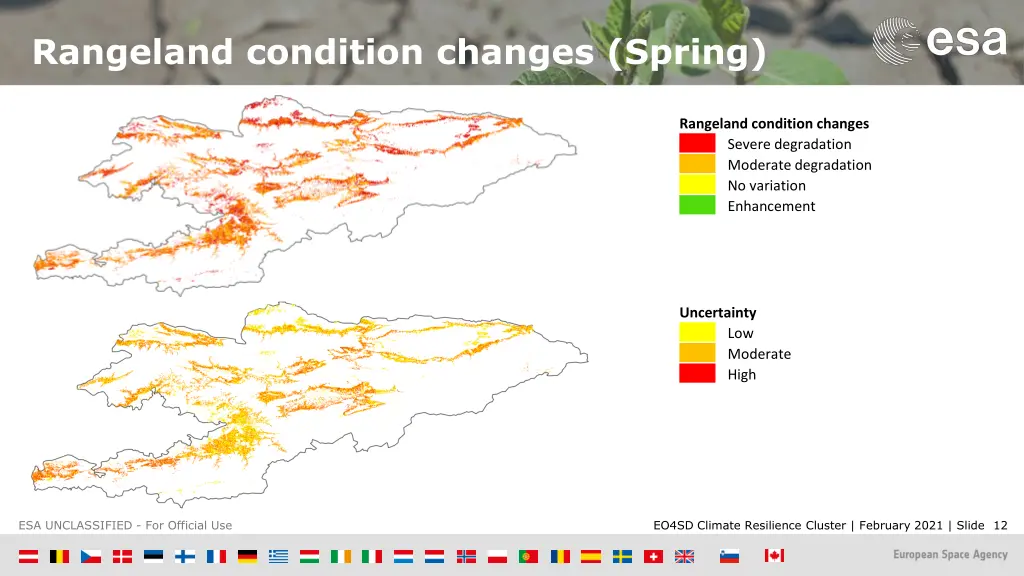 rangeland condition changes spring