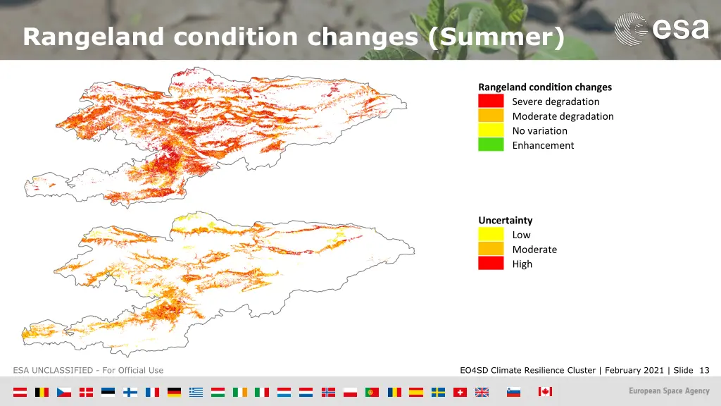 rangeland condition changes summer