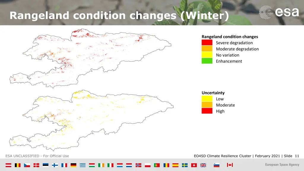 rangeland condition changes winter