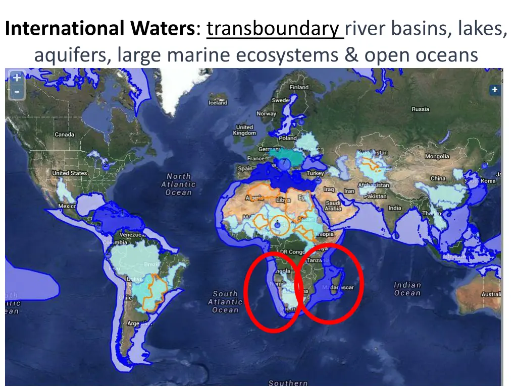 international waters transboundary river basins