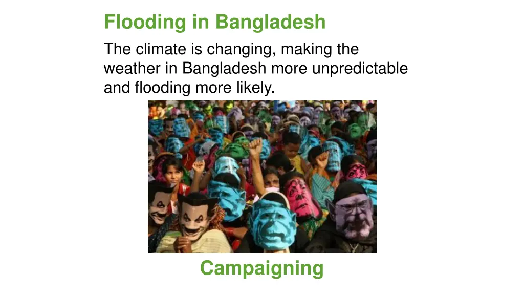 flooding in bangladesh the climate is changing