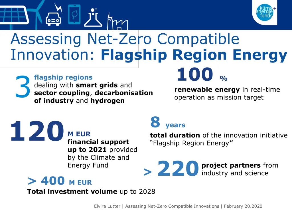 assessing net zero compatible innovation flagship