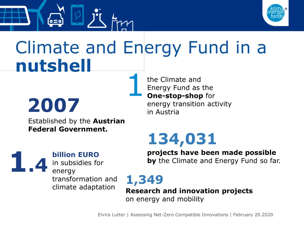 climate and energy fund in a nutshell 1 2007