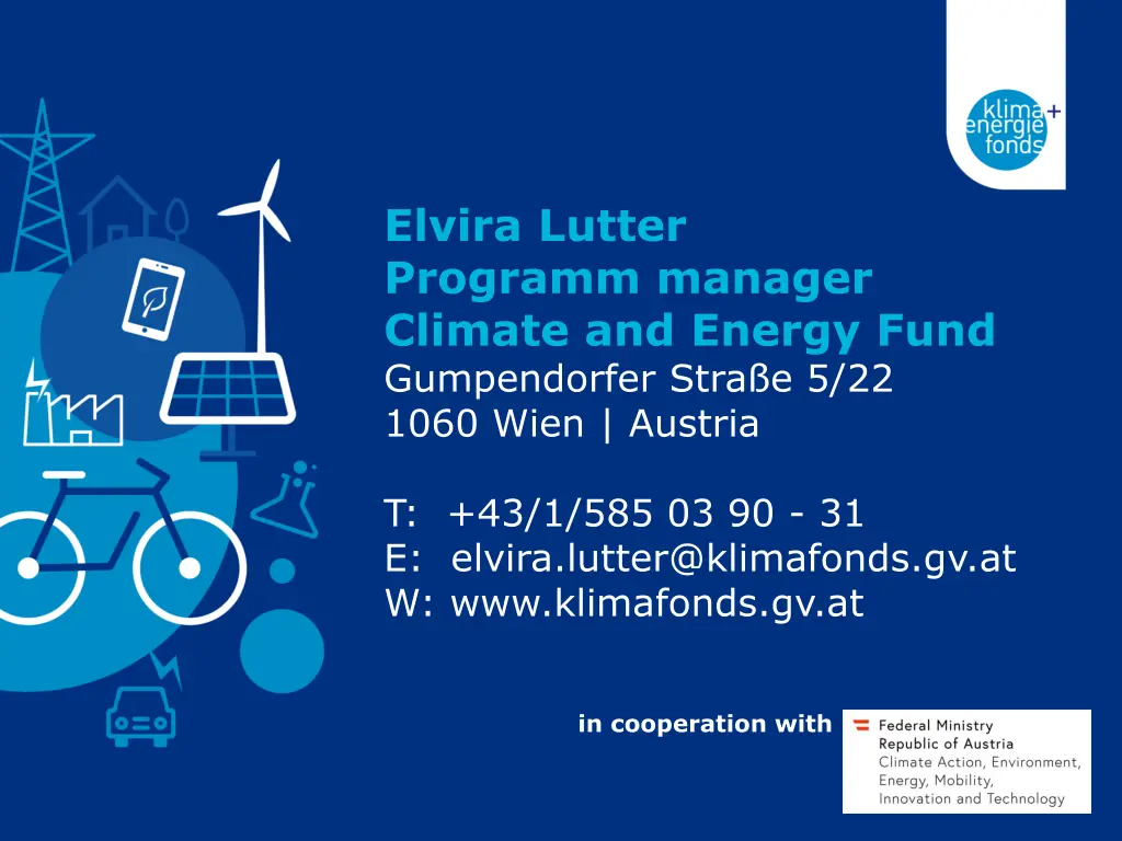 elvira lutter programm manager climate and energy