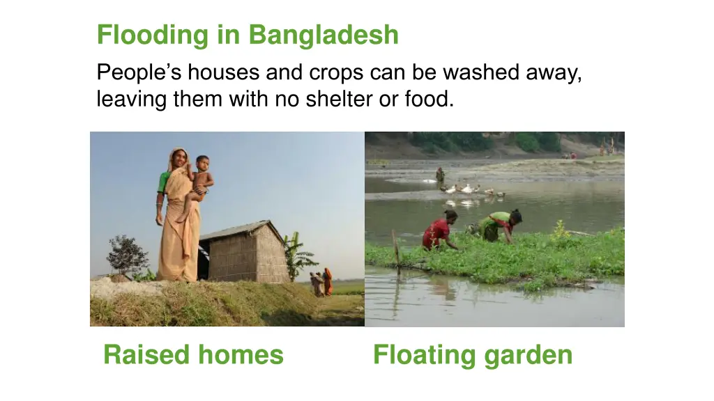 flooding in bangladesh people s houses and crops