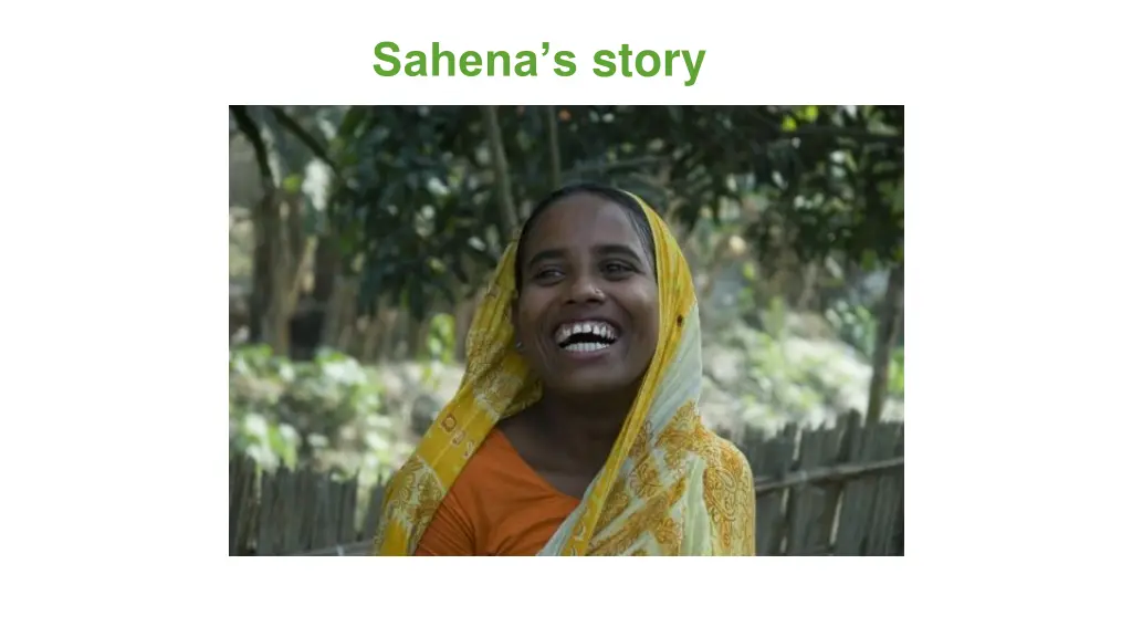 sahena s story