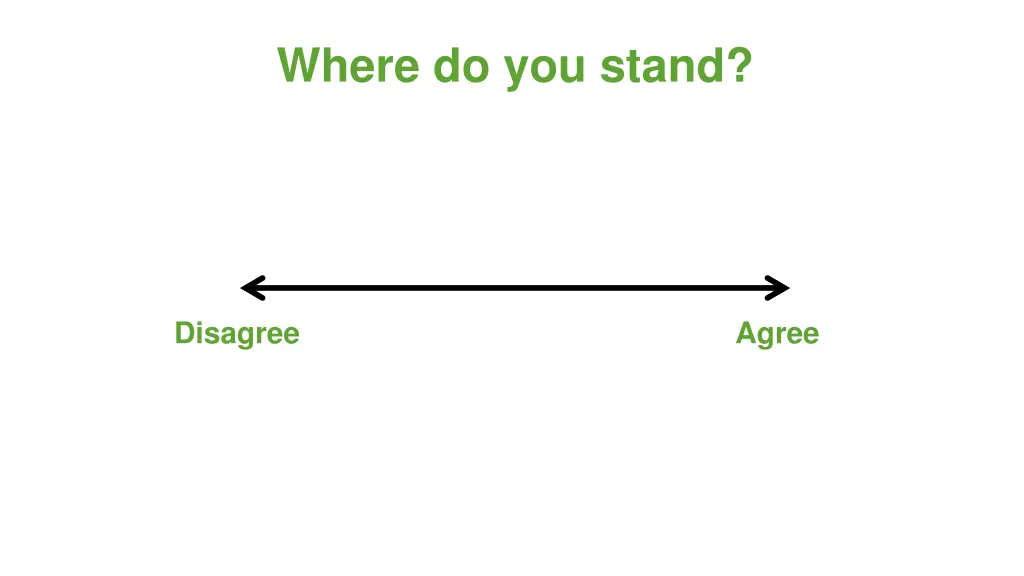 where do you stand