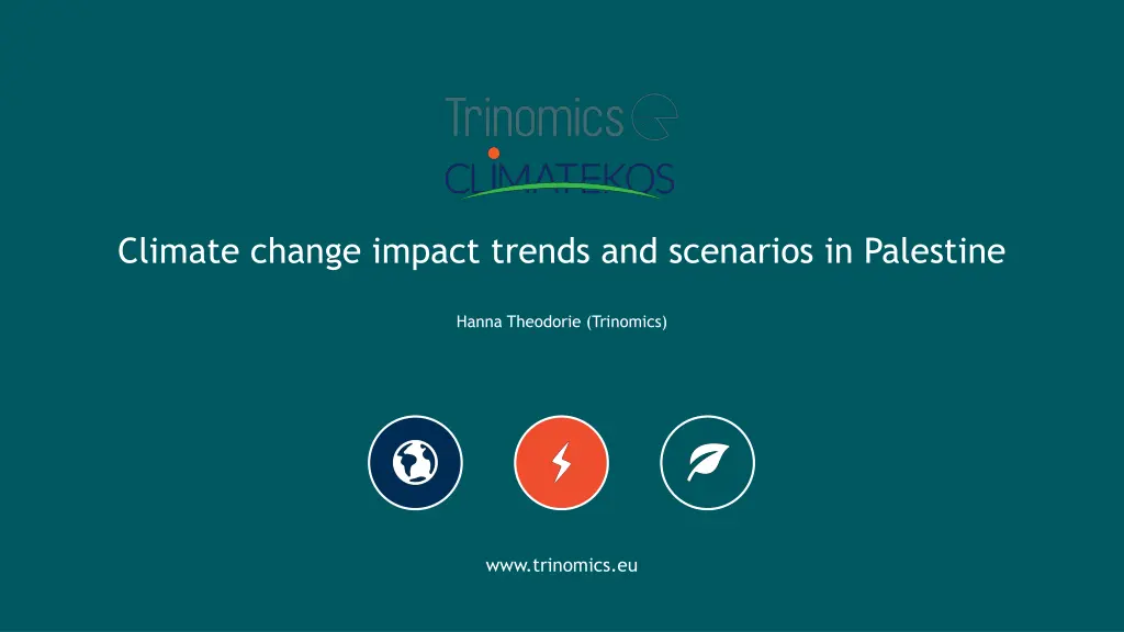 climate change impact trends and scenarios