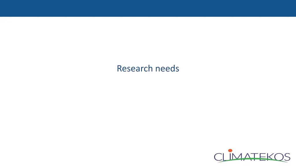 research needs