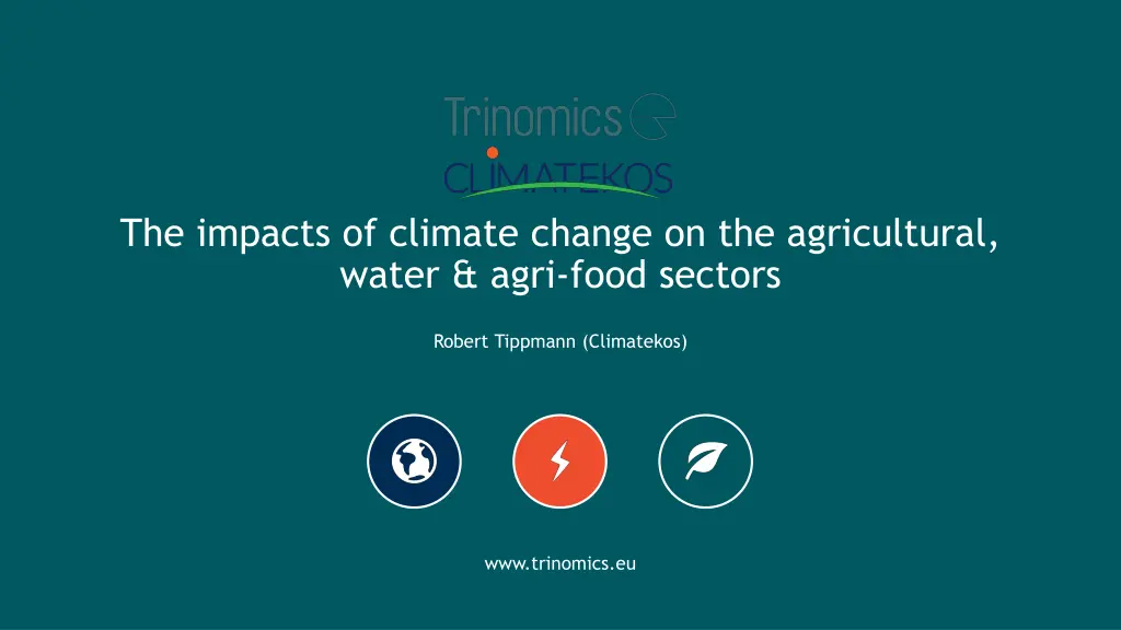 the impacts of climate change on the agricultural