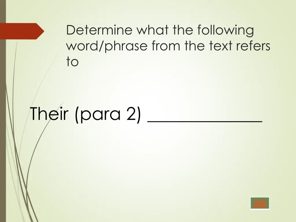 determine what the following word phrase from 4