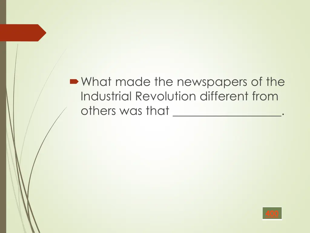 what made the newspapers of the industrial