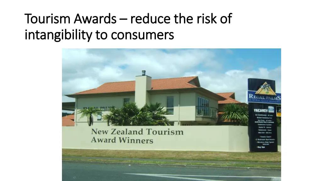 tourism awards tourism awards reduce the risk